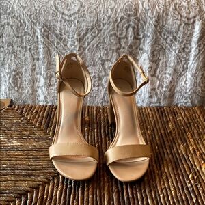 Kelly & Katie Tan Ankle Strap Heels